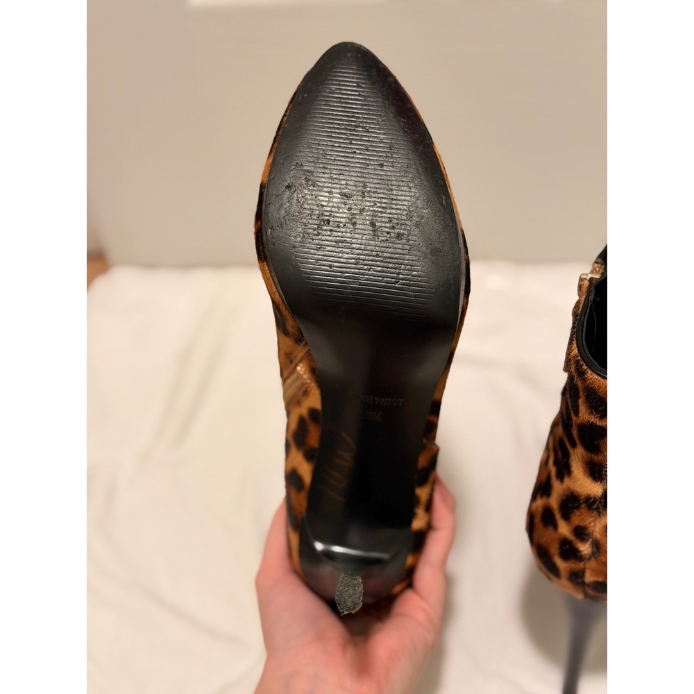 Nine West Leopard Print‎ Querida platform booties - Picture 8 of 9
